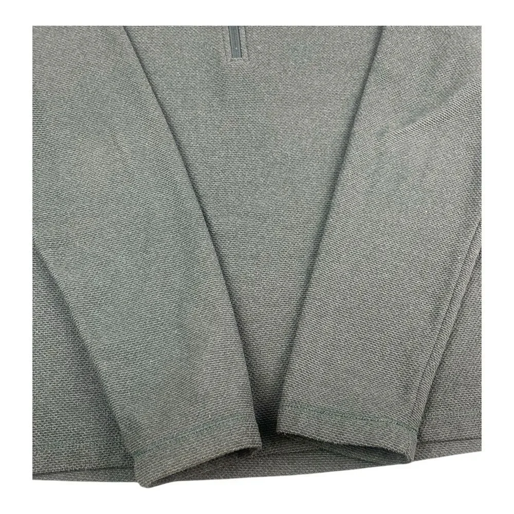 The North Face 1/4 Zip Sweater, Gray, High Neck Pullover Fleece, Men’s Sz Large